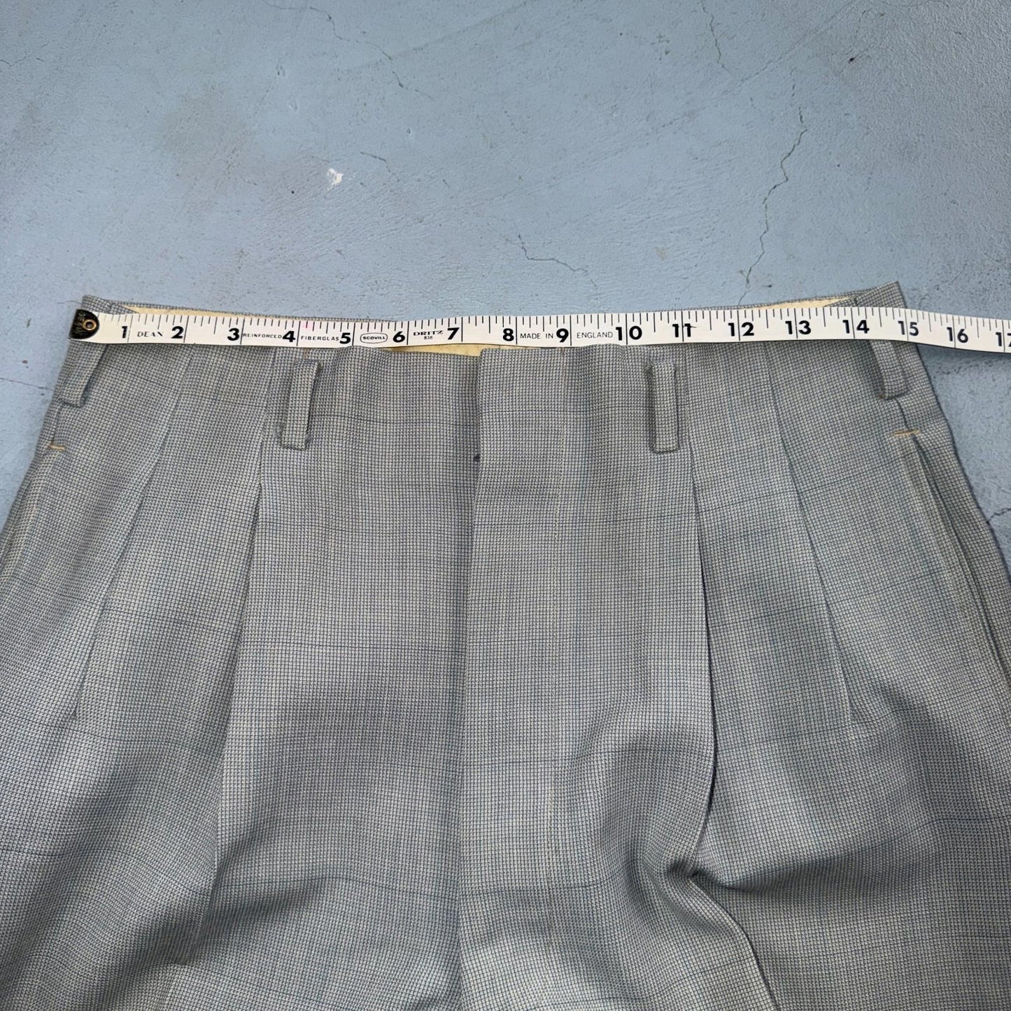 1960s 1970s VTG Mens 2 PC Suit 42 Jacket Coat Pants Gray Union Wool Rockabilly
