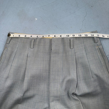 1960s 1970s VTG Mens 2 PC Suit 42 Jacket Coat Pants Gray Union Wool Rockabilly
