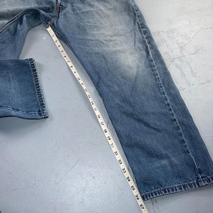Levis 501 Vintage Y2K XX Straight Leg Jeans Blue Light Wash 44x30 Act 40x26