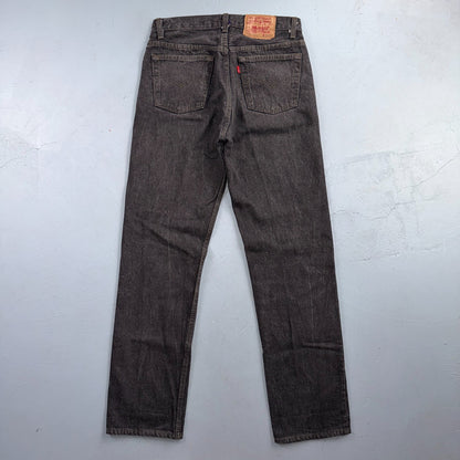 Levis 501 Vintage 80s USA XX Straight Leg Jeans Black Light Wash 30x32 Act 29x31