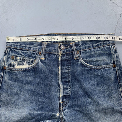 Levis 501 Big E Vintage 60s Redline Selvedge USA XX 1960s Jeans 66 Act 28x28