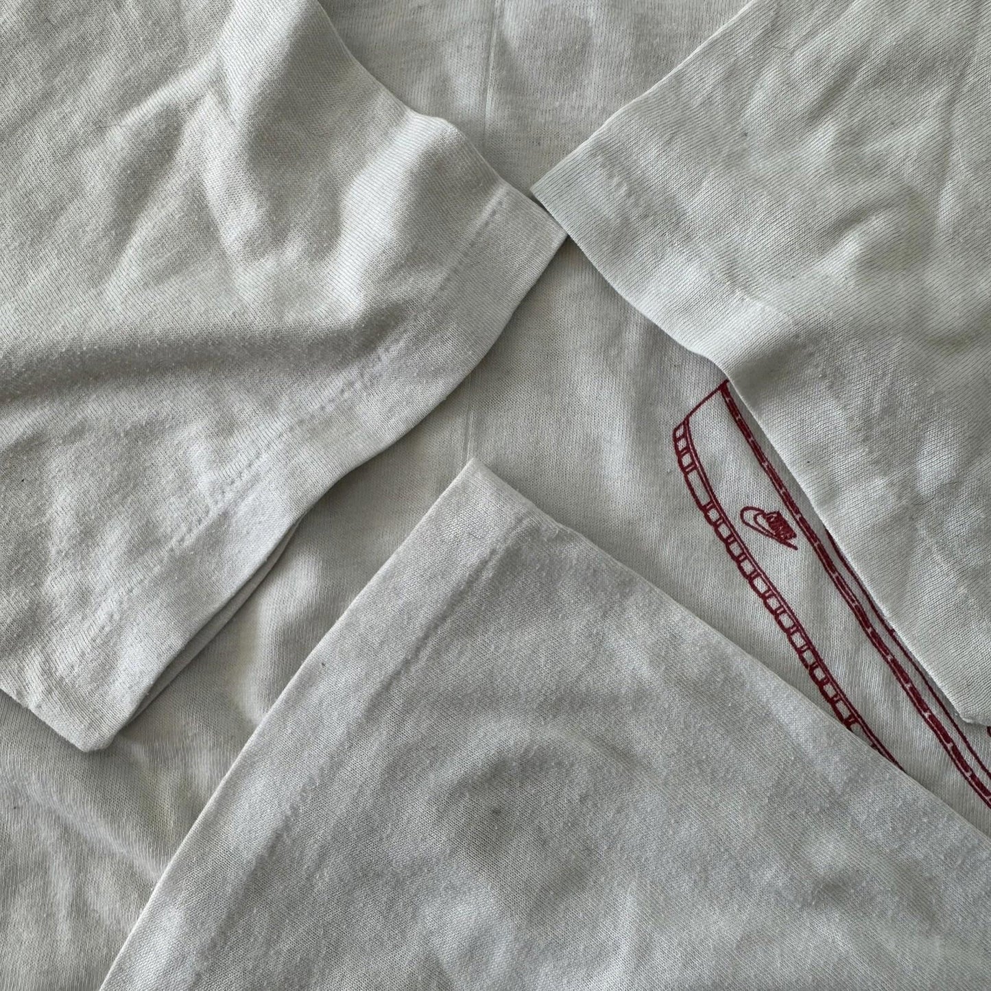 Nike Vintage T Shirt Mens Over The Shoulder Airship Jordan Dunk 80s Outline RARE