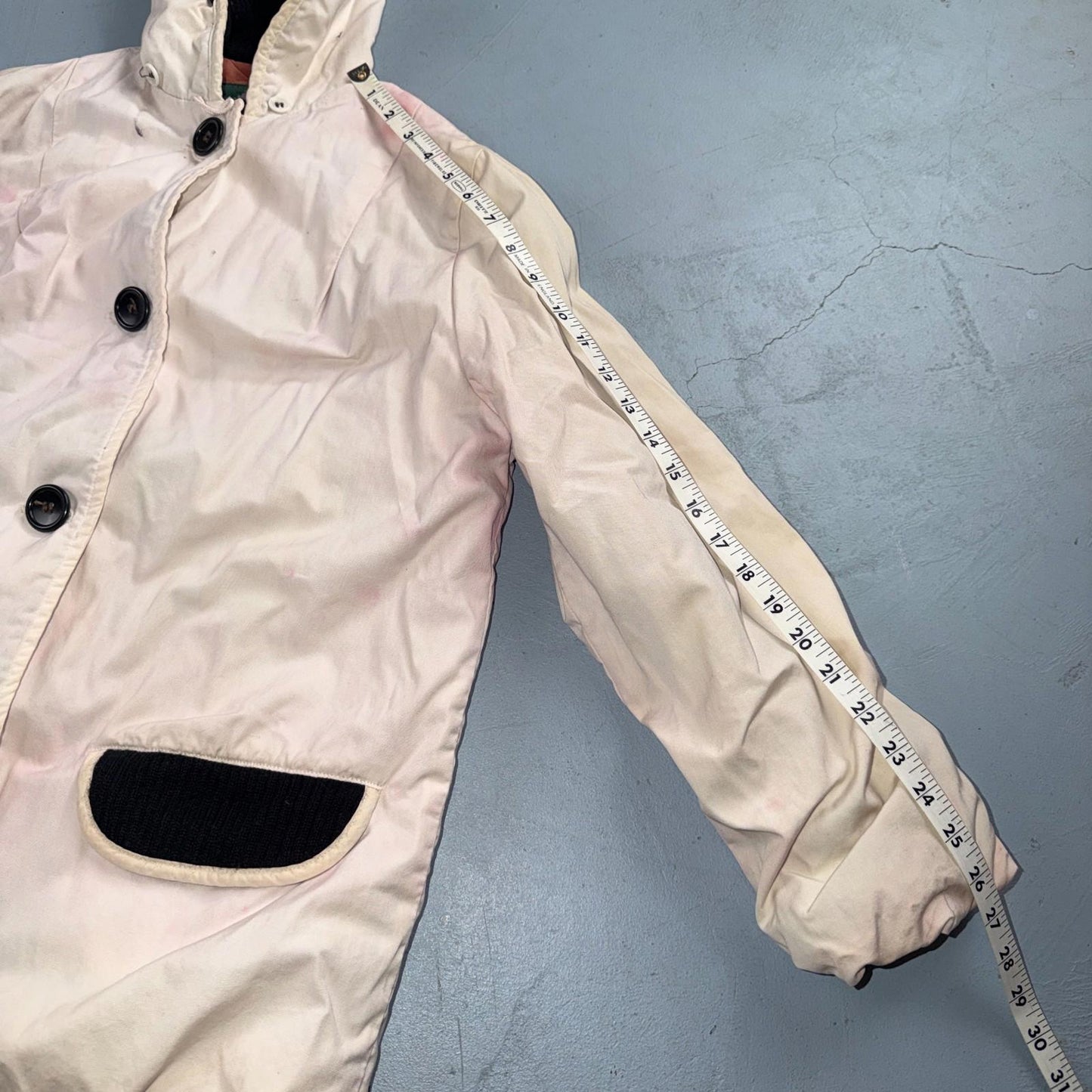 Vintage 50s White Stag Ski Jacket 1950s Rockabilly Stained Rare Puffer Quilt