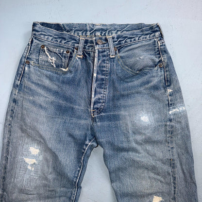 Levis 501 Big E Vintage 60s Redline Selvedge USA XX 1960s Jeans 66 Act 27x29