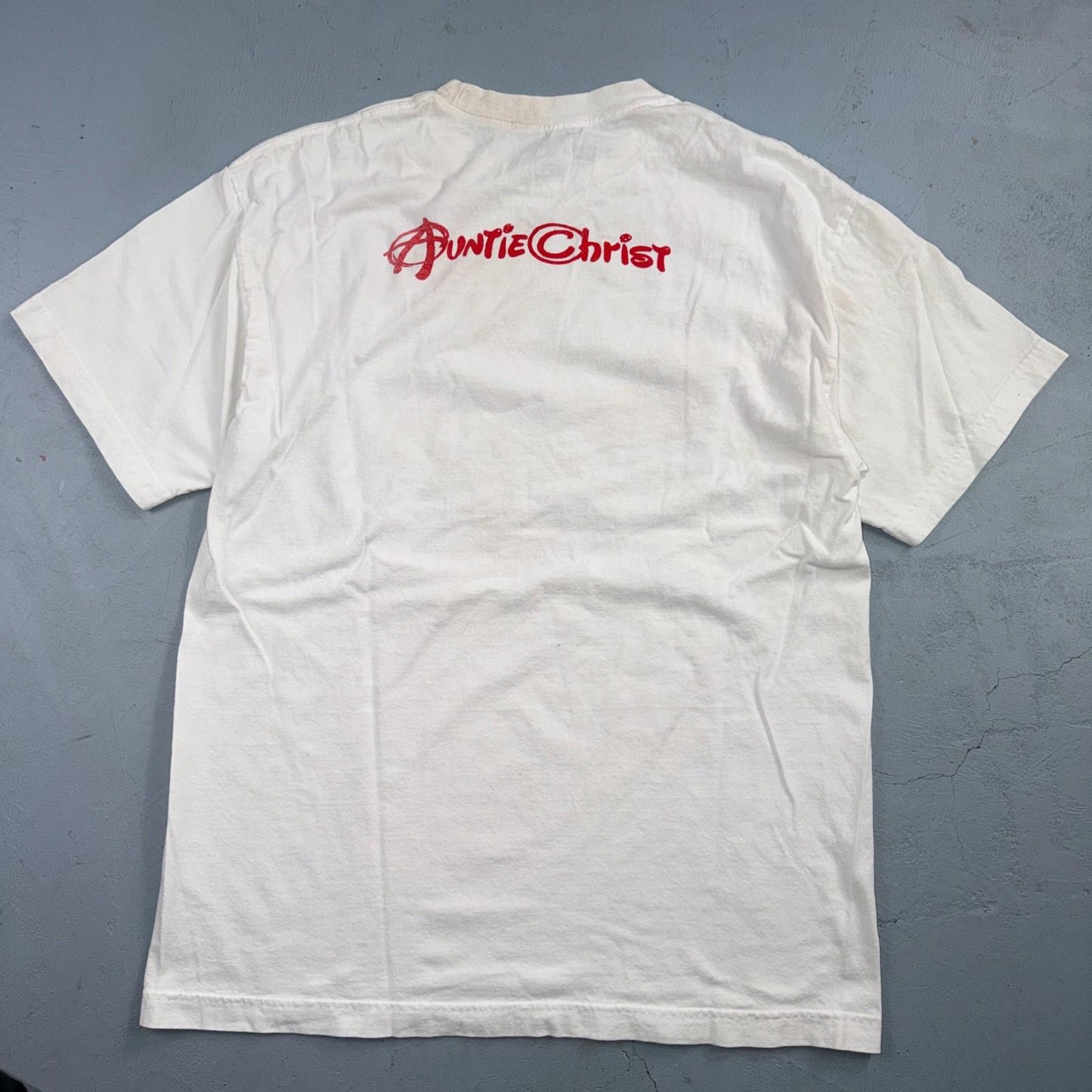 Auntie Christ VTG Disney T Shirt Spoof Marilyn Manson 666 Anti Funny Music Metal