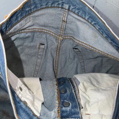 Levis 501 Vintage 80s Redline Selvedge USA XX Jeans Light Wash 30x34 Act 28x29