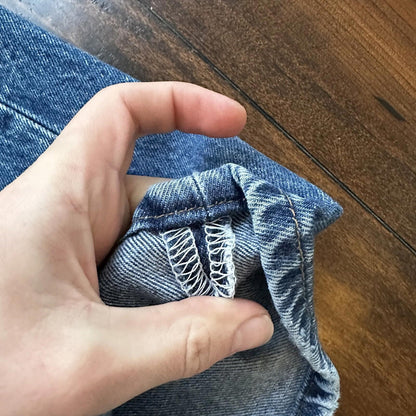 Vintage Y2K 90s Levis 501 XX Button Fly Light Wash 40x30 Jeans Act 36x26