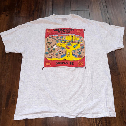 Hanes Santa Fe Art Cars Travel Vintage T Shirt Single Stitch 80s USA Cool City