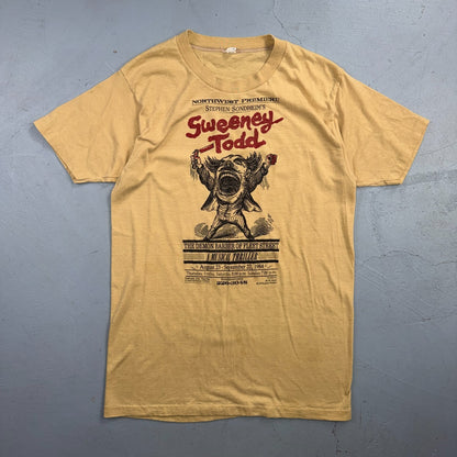 Sweeney Todd Rare 1984 VTG T Shirt Portland Oregon Promo Movie Theatre Art 80s