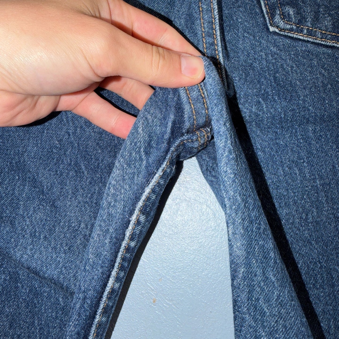 Levis 501 Vintage 80s USA XX Straight Leg Jeans Blue Dark Wash 34x30 Act 32x27