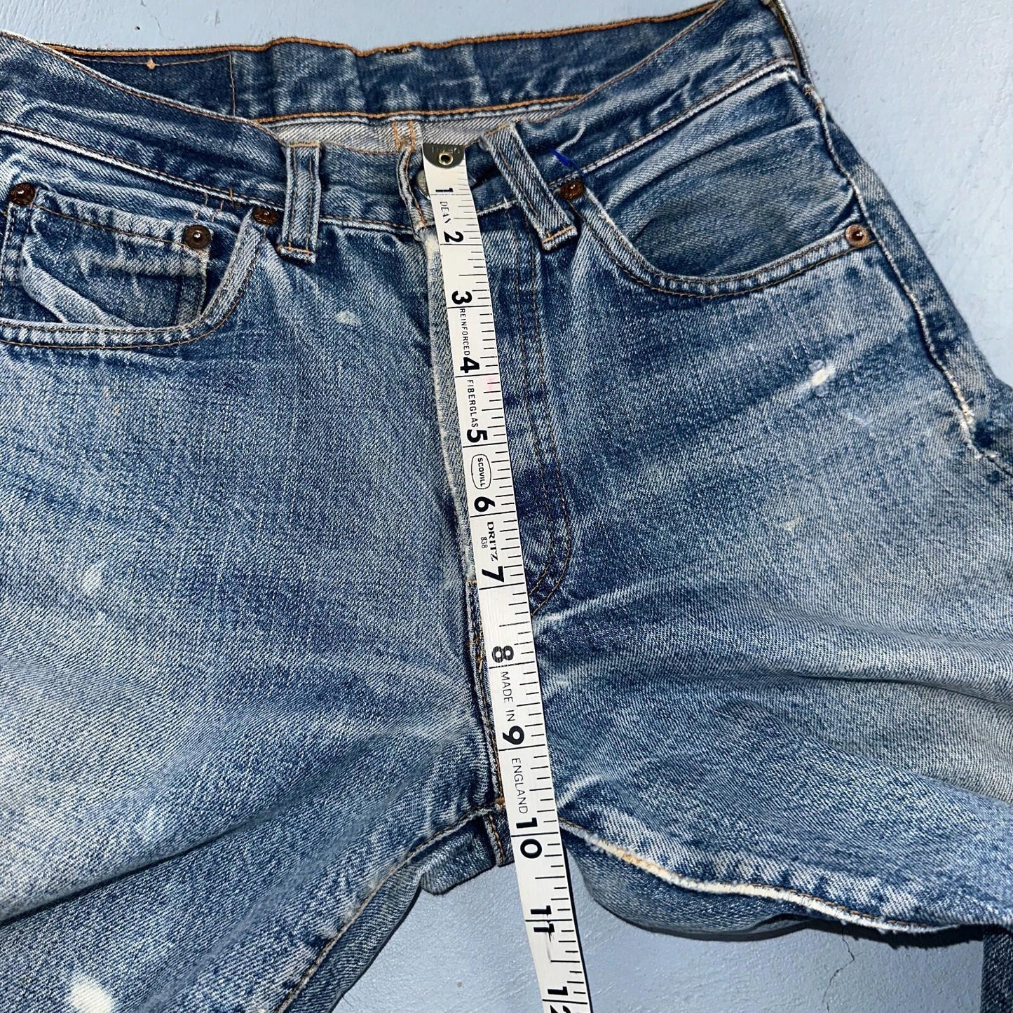 Levis 501 Big E Vintage 60s Redline Selvedge USA XX 1960s Jeans Act 24x27