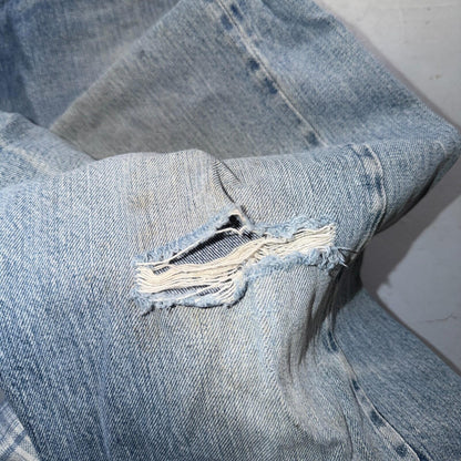 Levis 501 Vintage 70s SS Redline Selvedge USA Jeans Light Wash 44x34 Act 40x30