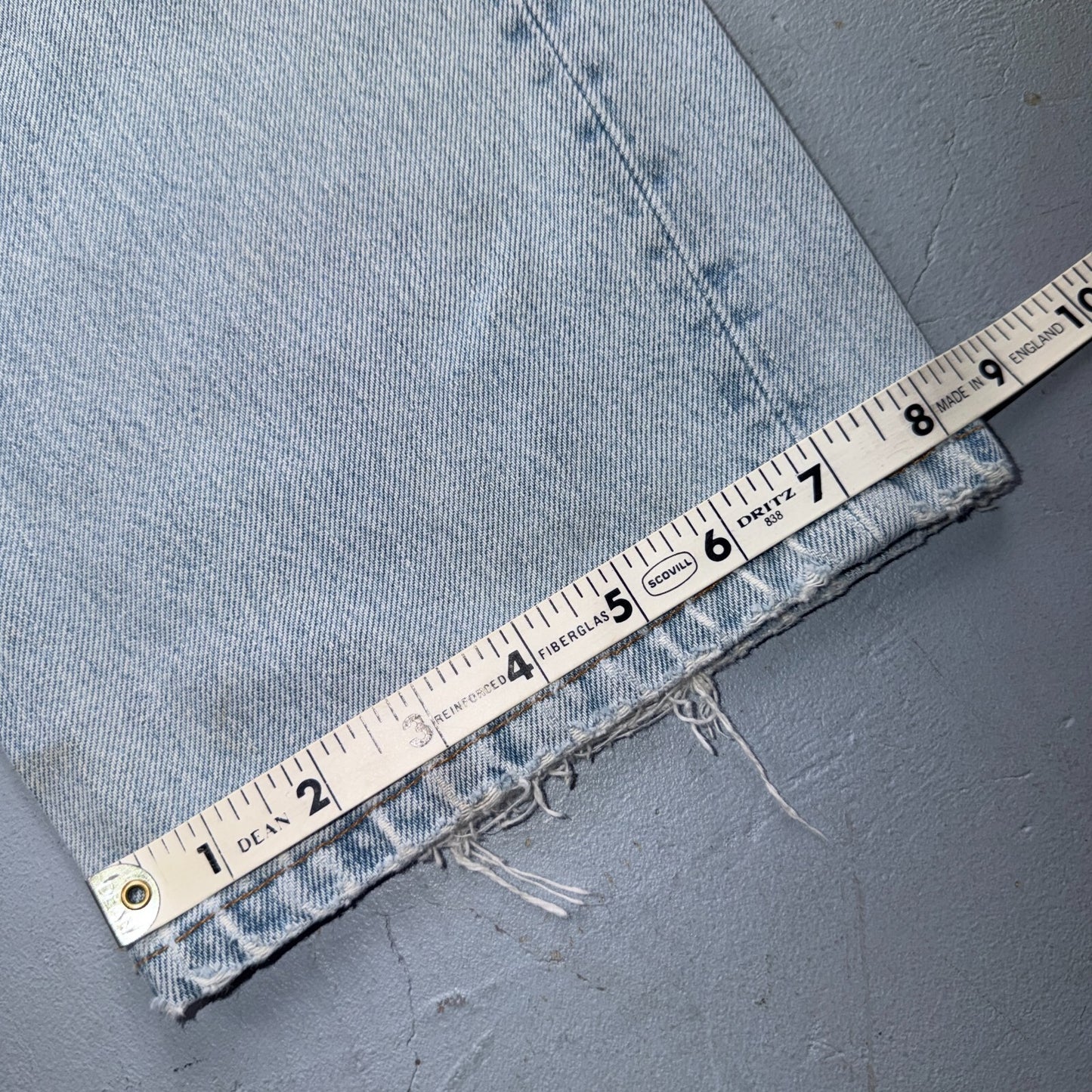 Levis 501 Vintage 90s USA XX Straight Leg Jeans Blue Light Wash 38x32 Act 36x30