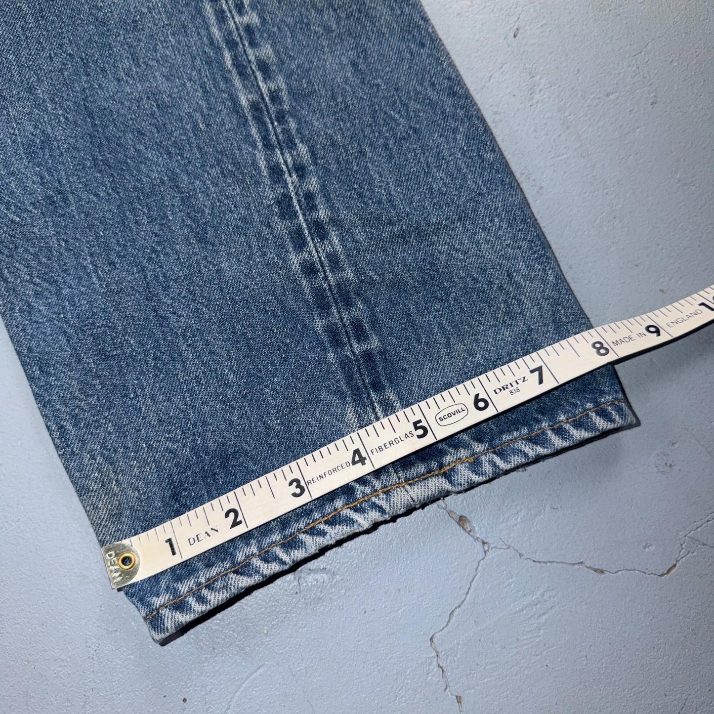 Levis 501 Vintage 80s Redline Selvedge USA XX Jeans Light Wash 34x36 Act 32x31