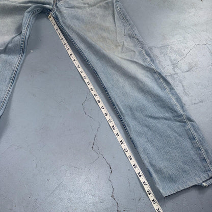 Levis 501 Vintage Y2K 90s XX Straight Leg Jeans Blue Light Wash 33x36 Act 30x29