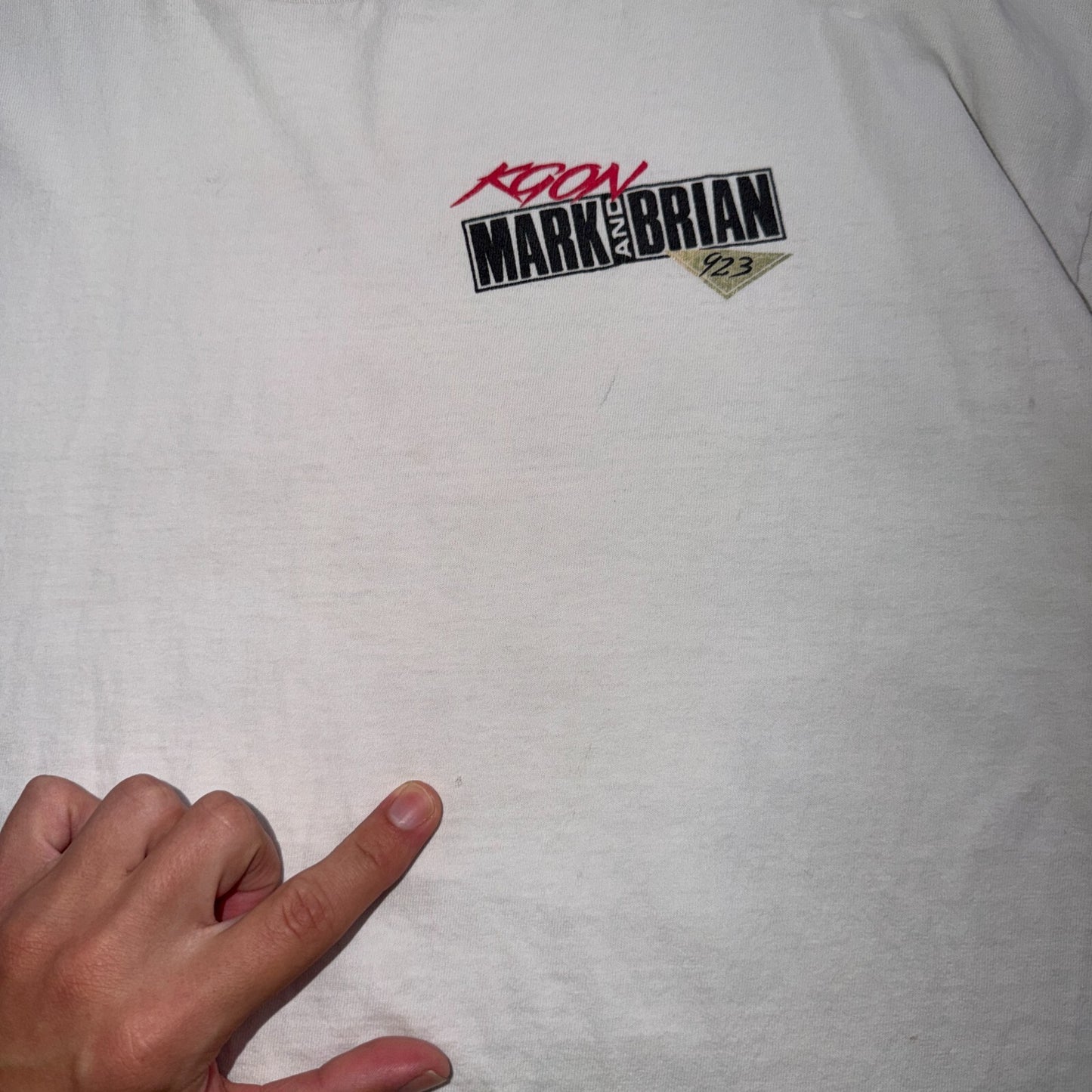 VTG Big Fun T Shirt Funny Photo Graphic Novelty Humor Tee 90s Mark Brian Oneita