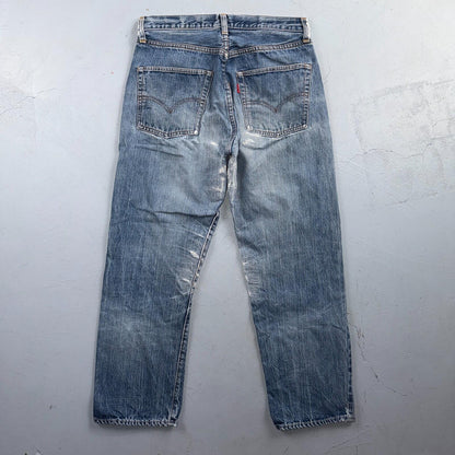 Levis 501 Vintage 70s SS Redline Selvedge USA Jeans Light Wash XX Act 31x26