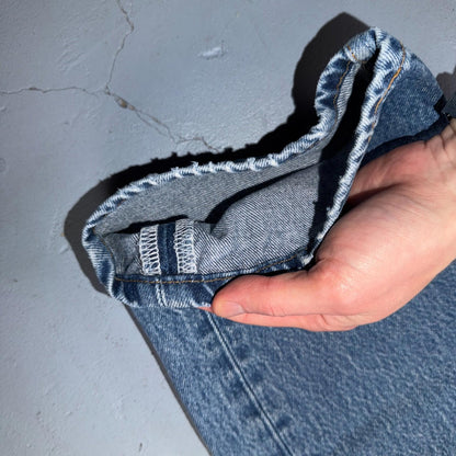 Levis 501 Vintage 90s Y2K XX Straight Leg Jeans Blue Light Wash 38x32 Act 35x28