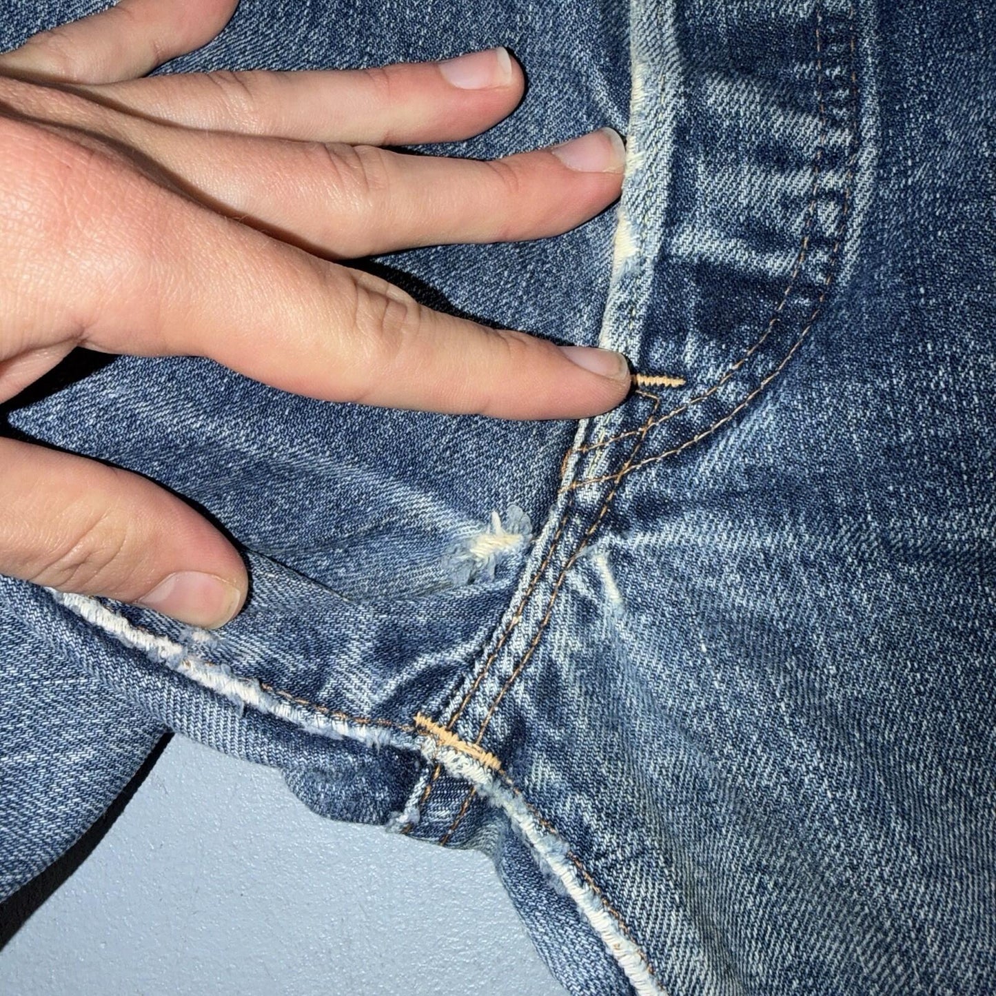 Levis 501 Big E Vintage 60s Redline Selvedge USA XX 1960s Jeans 66 Act 28x28