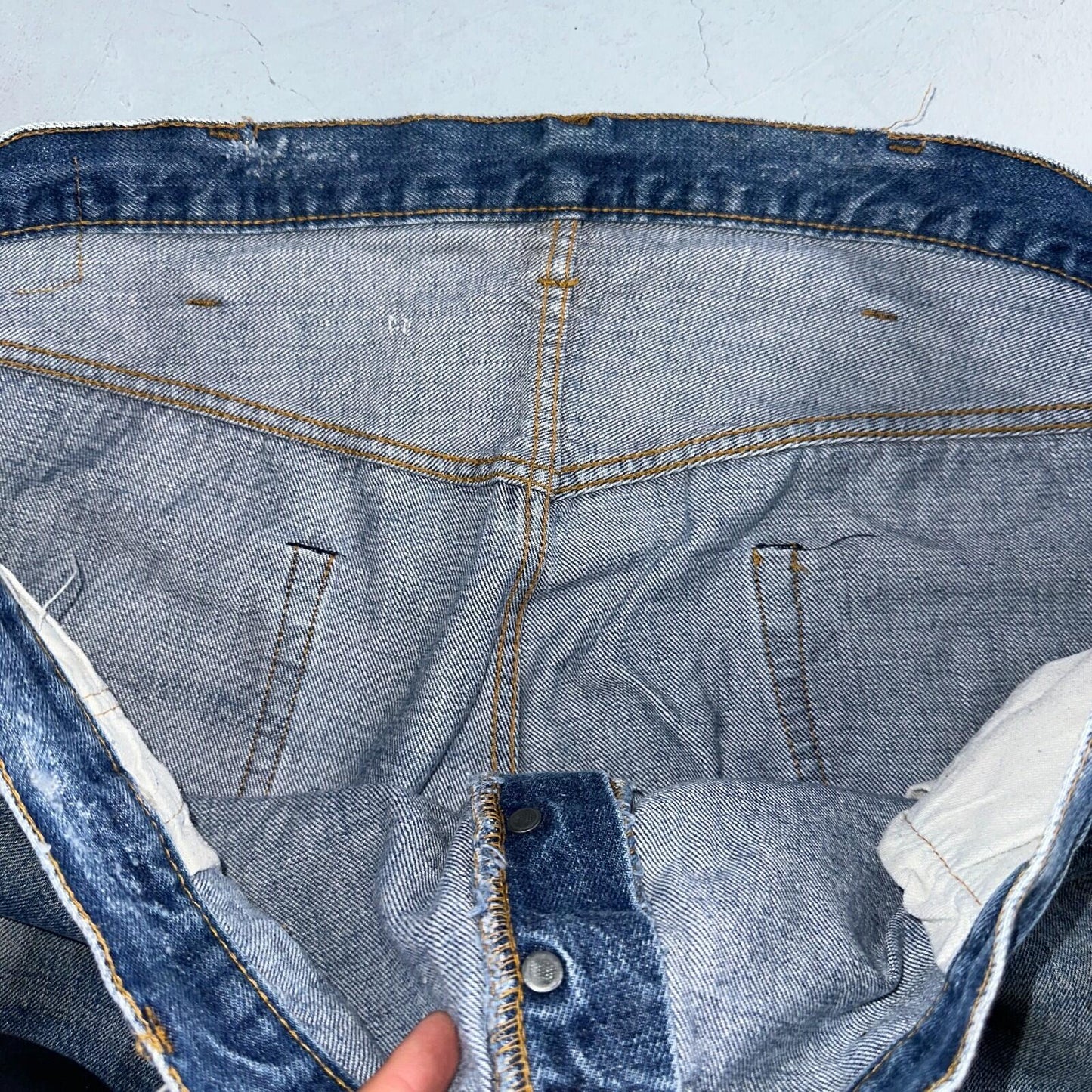 Levis 501 Vintage 70s SS Redline Selvedge USA XX Jeans Med Wash 48x30 Act 43x26