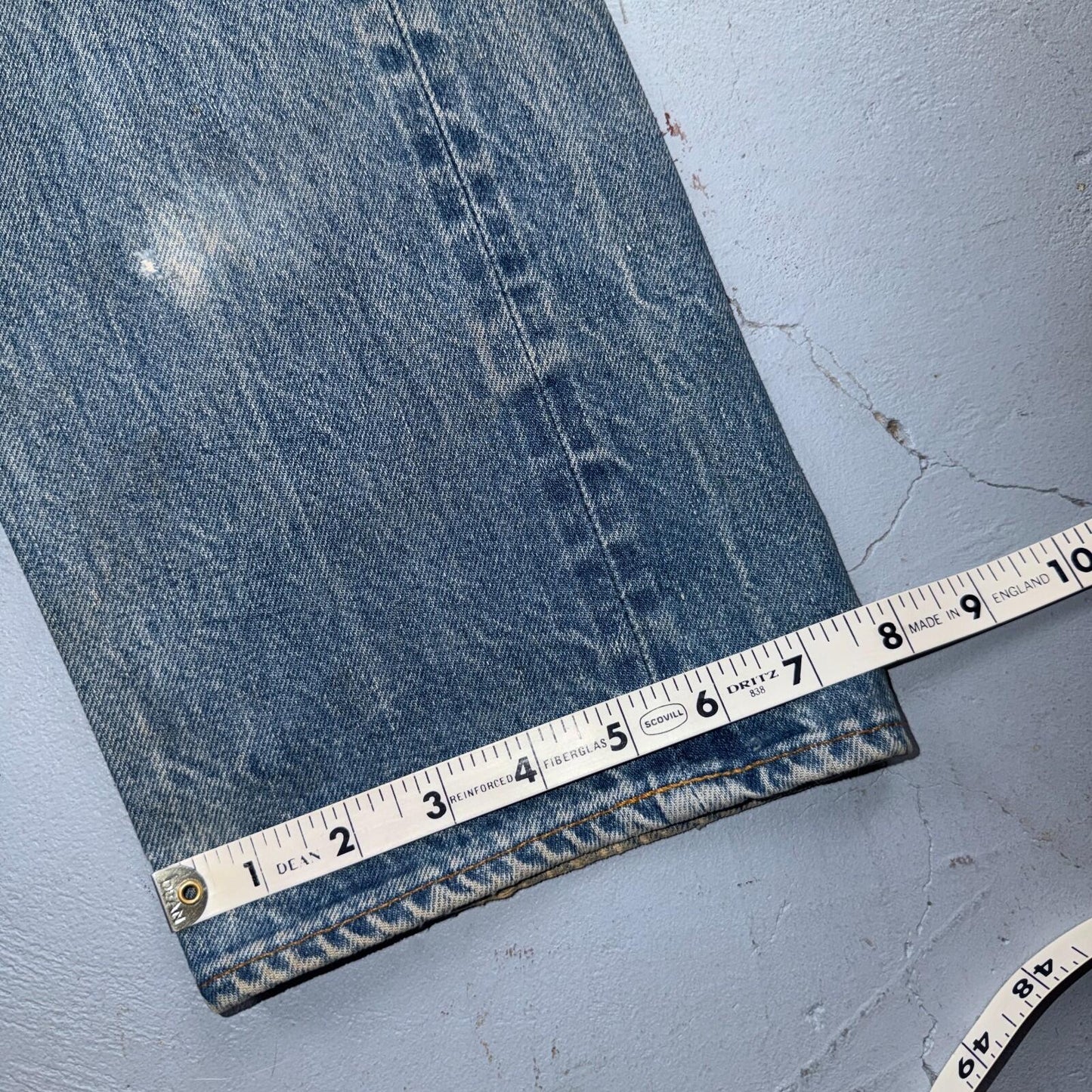 Levis 501 Vintage 80s Redline Selvedge USA XX Jeans Light Wash 30x38 Act 29x33