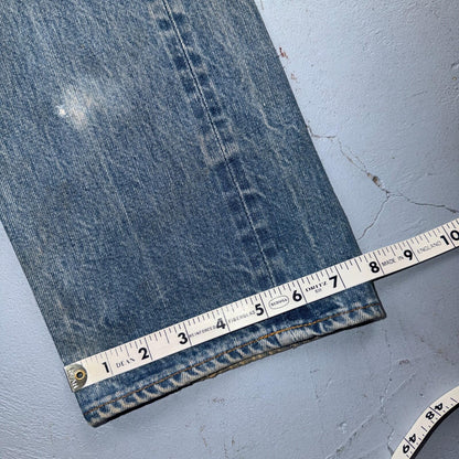 Levis 501 Vintage 80s Redline Selvedge USA XX Jeans Light Wash 30x38 Act 29x33