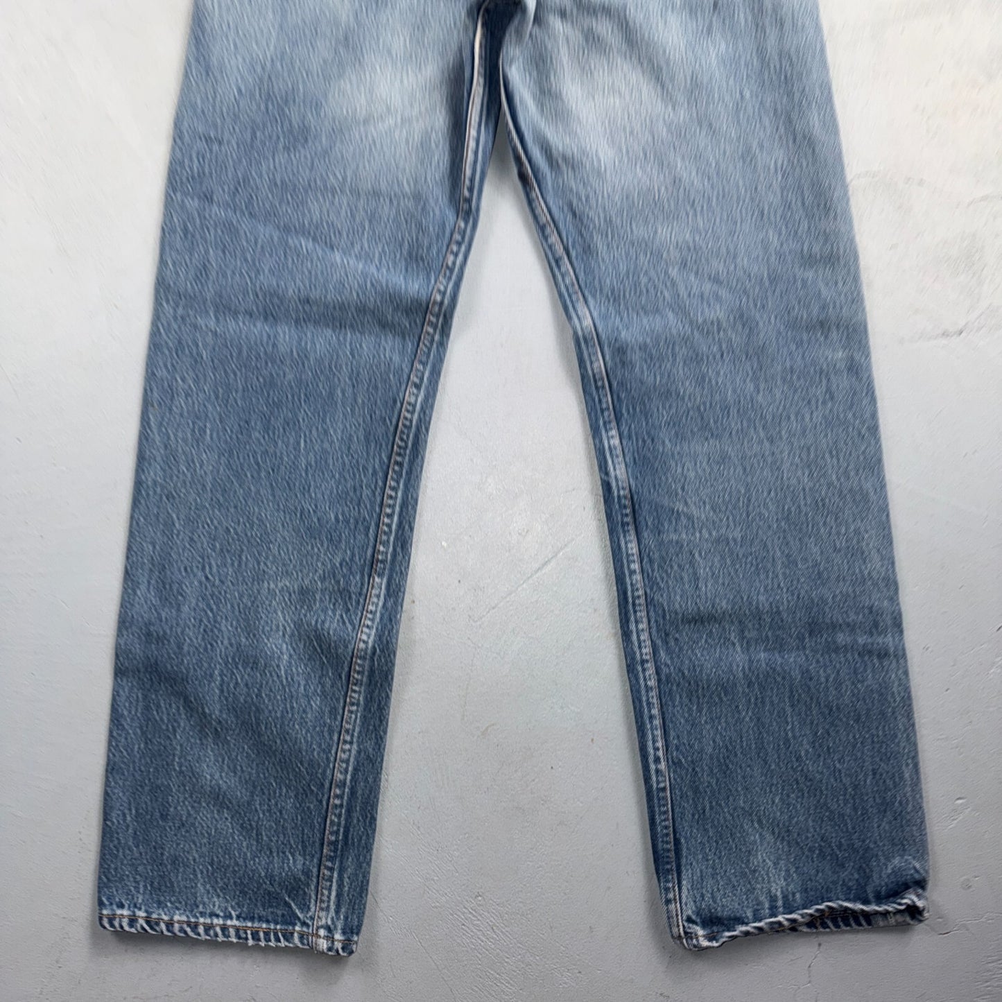 Levis 501 Vintage 90s USA XX Straight Leg Jeans Blue Light Wash 34x33 Act 31x29