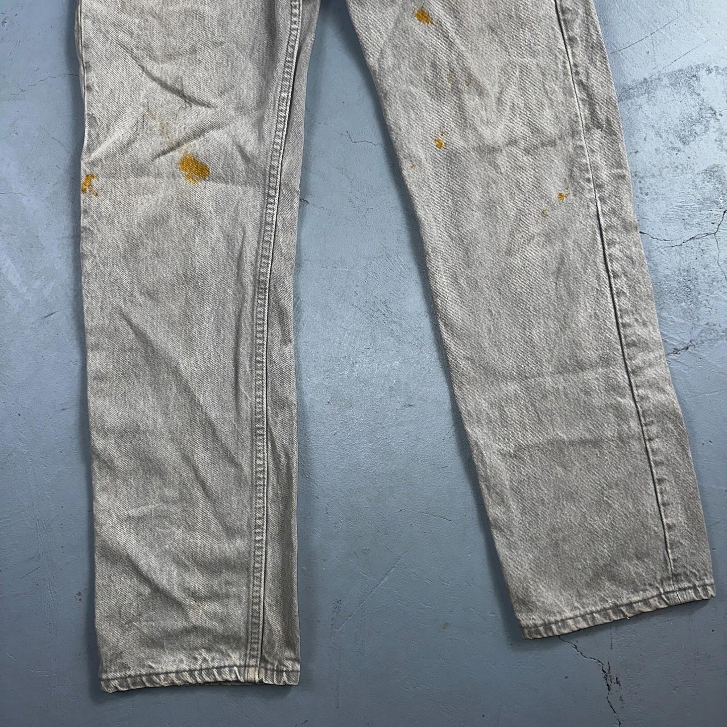 Levis 501 Vintage 80s USA XX Straight Leg Jeans Gray Acid Wash 31x32 Act 29x30