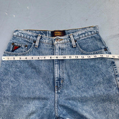 Vintage Y2K Faded Glory Jeans Womens 12 Light Blue Classic Fit USA 29x29 Skinny
