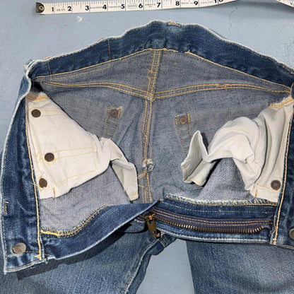 Levis Big E Vintage 50s Redline Hidden Rivets USA 1950s Jeans 503 501 Kids 24x26