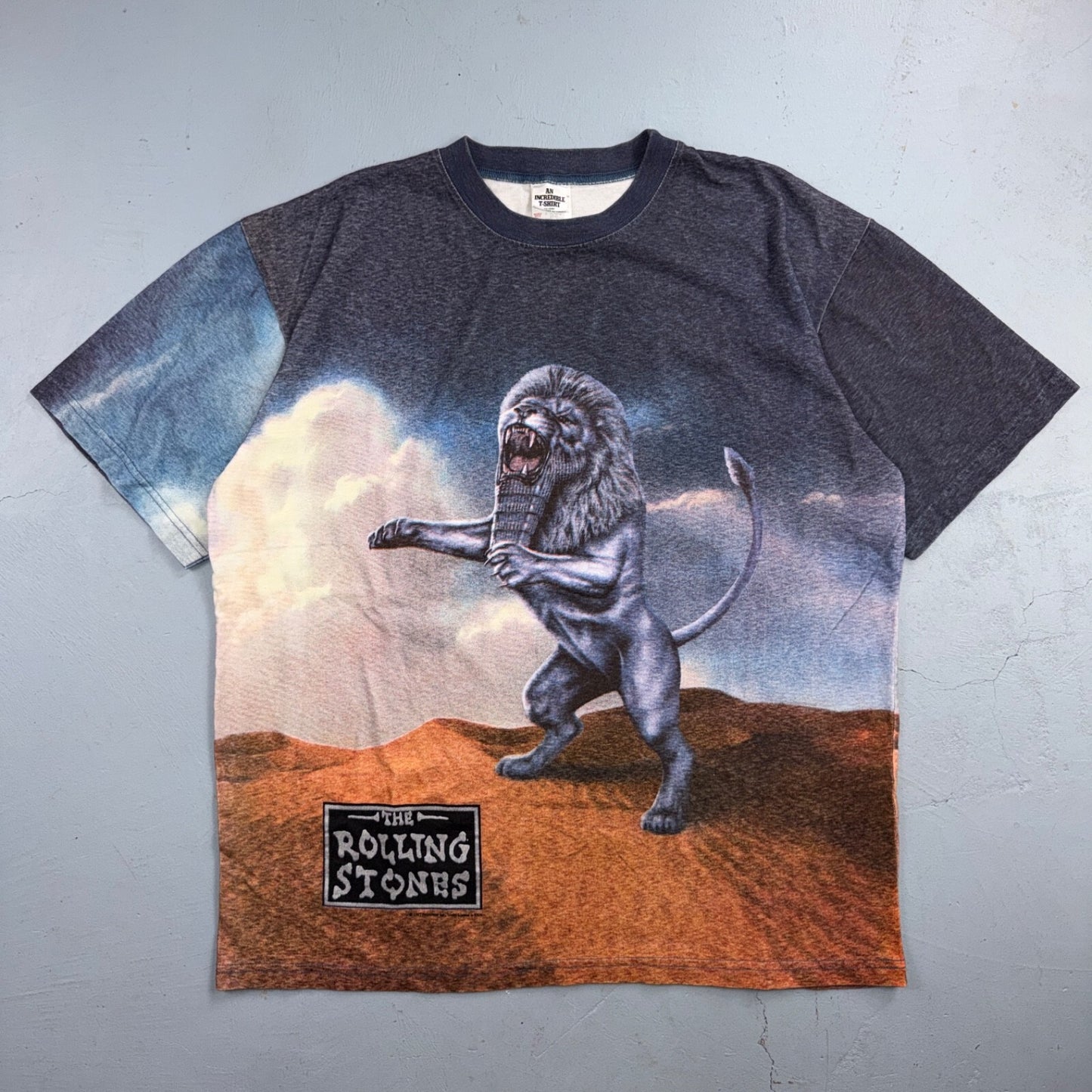 VTG 1997 The Rolling Stones Bridges to Babylon Tour All Over Print T Shirt AOP