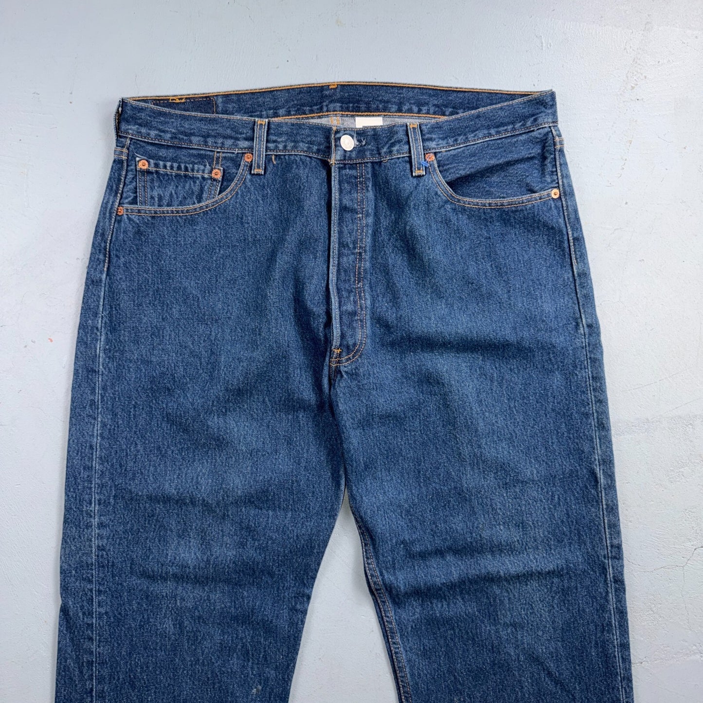 Levis 501 Vintage 90s Y2K XX Straight Leg Jeans Blue Dark Wash 38x32 Act 37x29