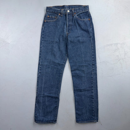 Levis 501 Vintage 80s USA XX Straight Leg Jeans Blue Med Wash 30x32 Act 26x28