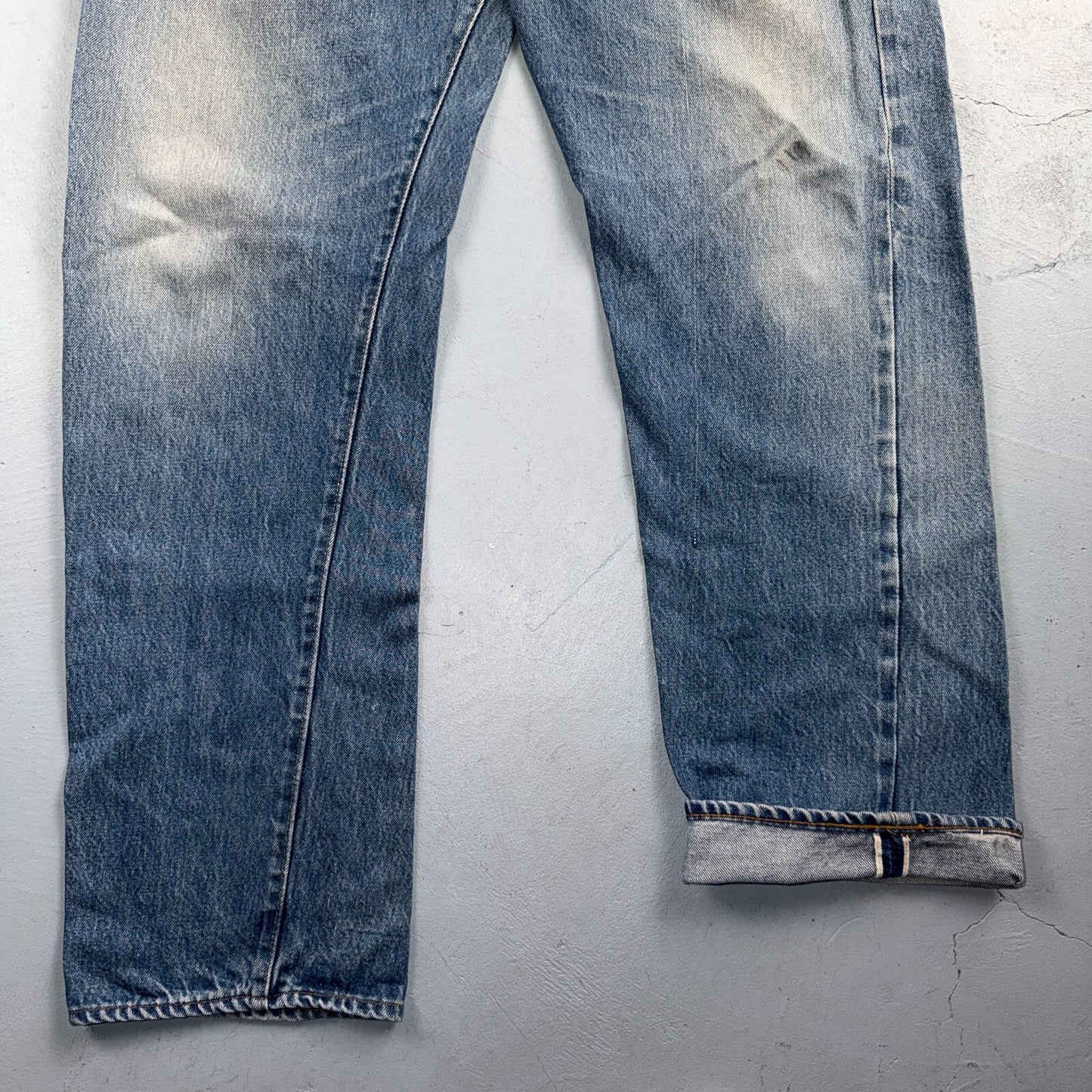 Levis 501 Vintage 80s Redline Selvedge USA XX Jeans Light Wash 40x34 Act 38x30