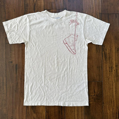 Nike Vintage T Shirt Mens Over The Shoulder Airship Jordan Dunk 80s Outline RARE