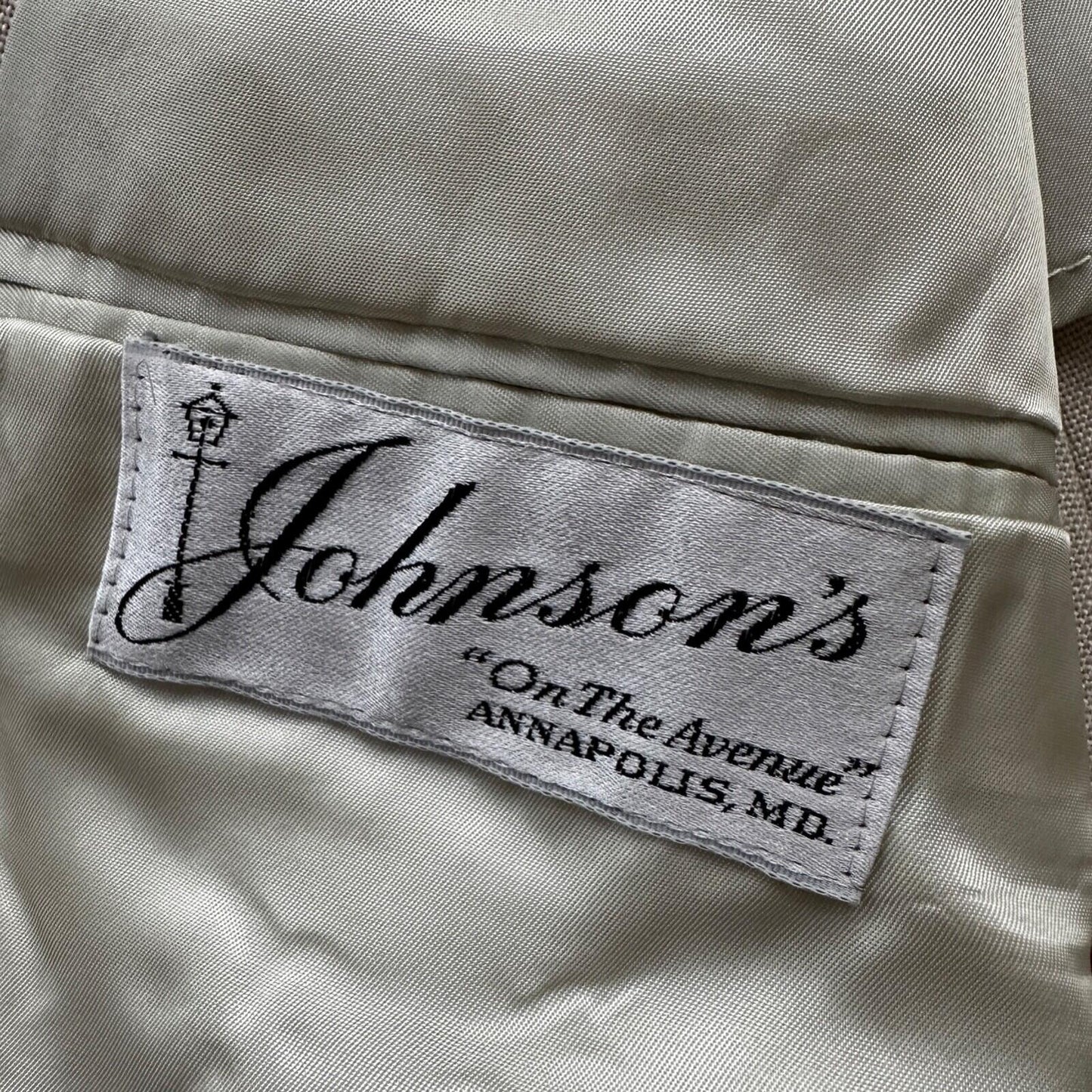 VTG Union Sport Coat Mens 42 Johnson Blazer Button Cricketer 70s 1970s Tan
