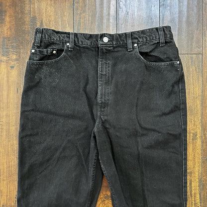 VTG Levi’s 540 Made In The USA Jeans Relaxed Fit Black 38x32 90s 501 Act 34x32