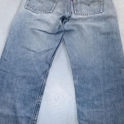 Levis 501 Vintage 80s Redline Selvedge USA XX Jeans Light Wash 30x31 Act 29x27