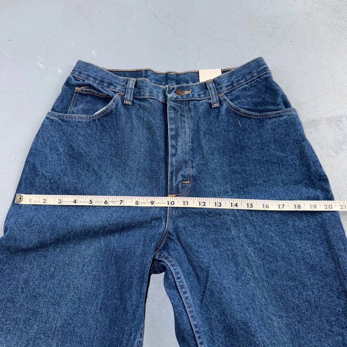 NWT Gitano Jeans Women 12 Average Relaxed Fit Tapered Leg Blue Med Wash