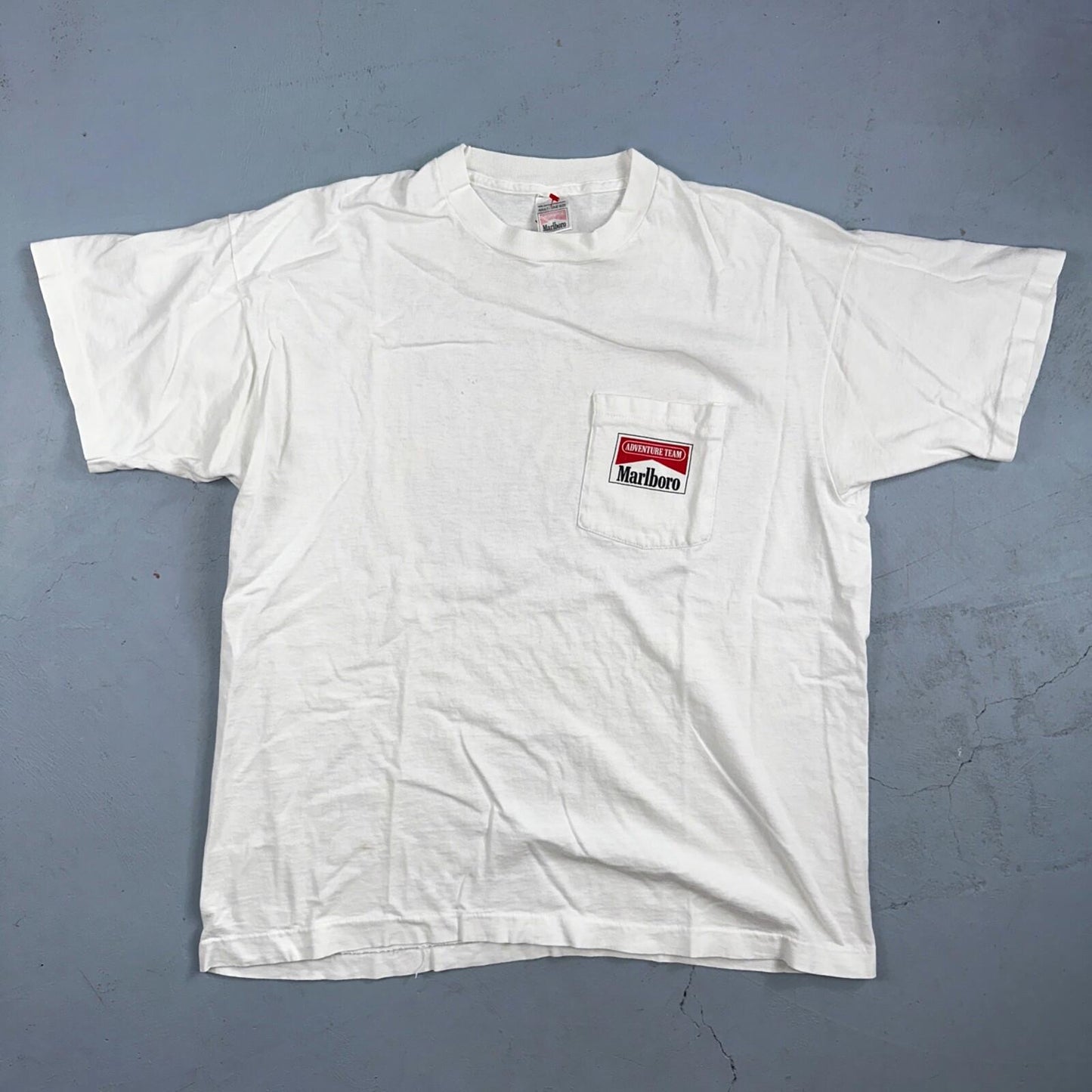 Vintage Marlboro Tee Shirt XL 90s Rafting Promo Single Stitch Sports Smoke