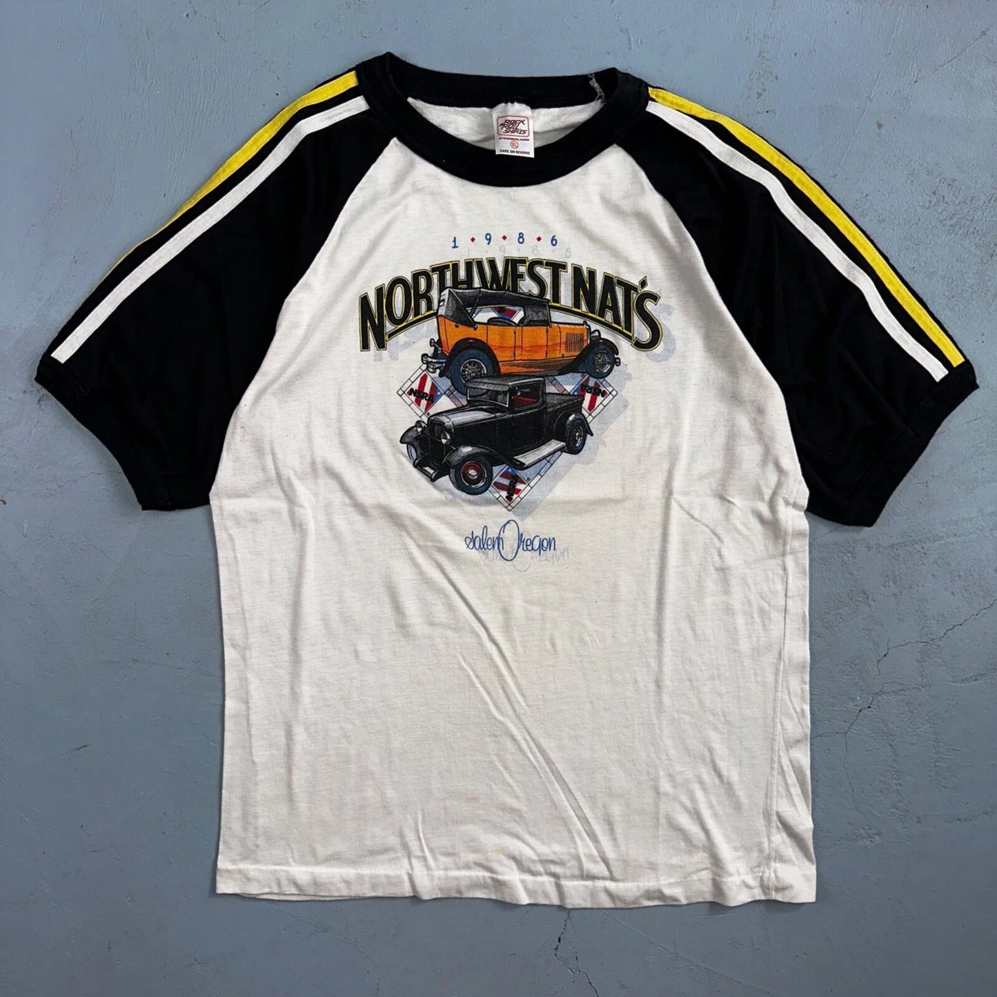 Northwest Nats Oregon VTG T Shirt Salem Oregon Cars Racing Cool Graphic PDX Tee