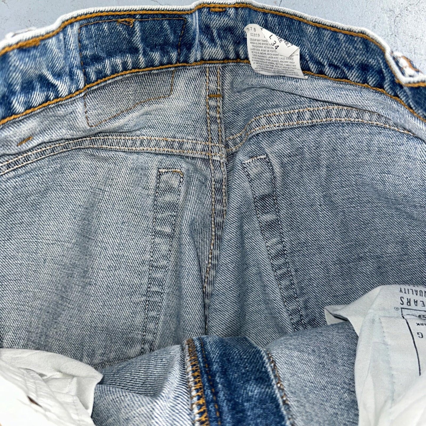 Levis 560 Vintage 90s Canada Red Tab Loose Fit Tapered Leg Blue Jeans 31x34