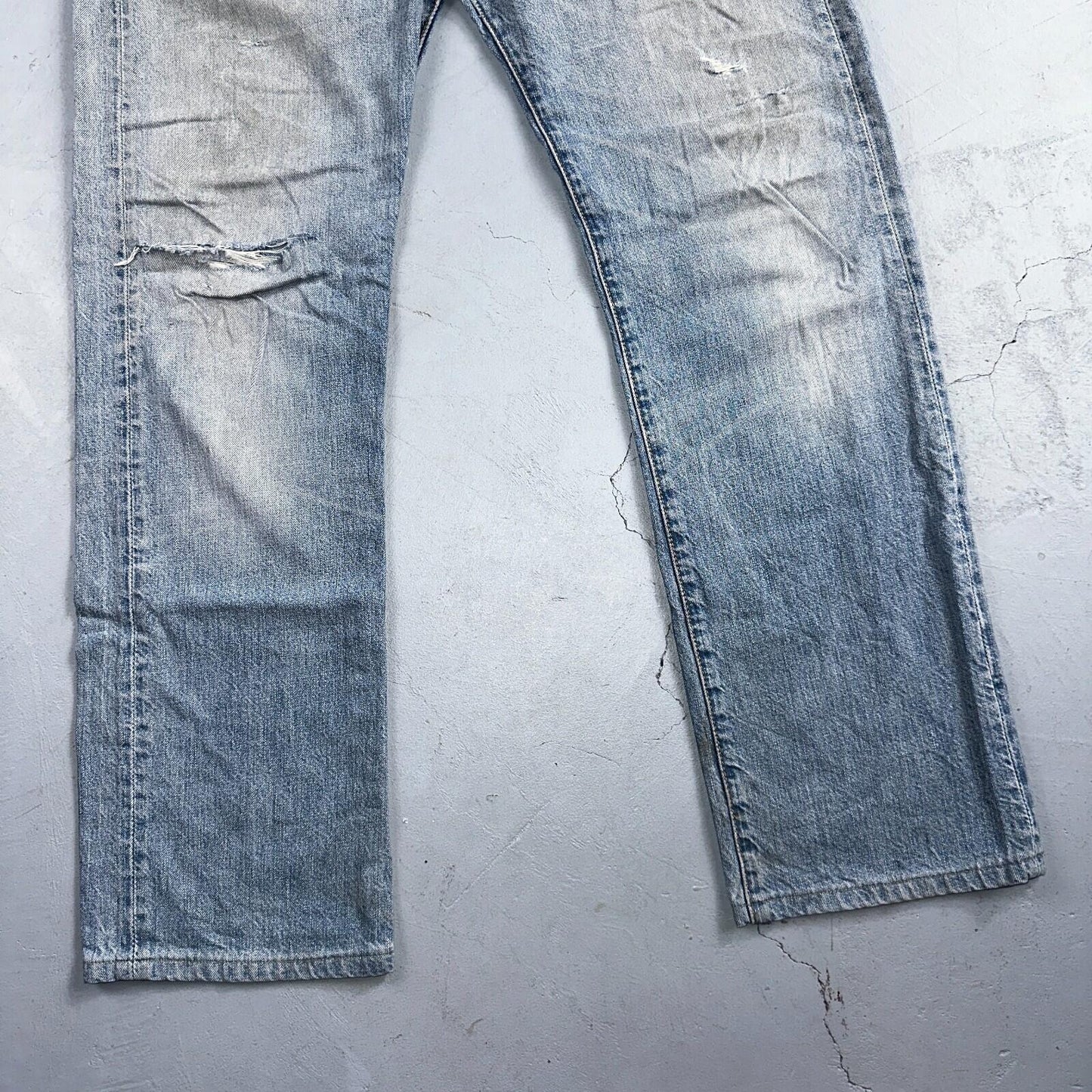 Levis 501 Vintage Y2K XX Straight Leg Jeans Blue Light Wash 34x34 Act 35x30