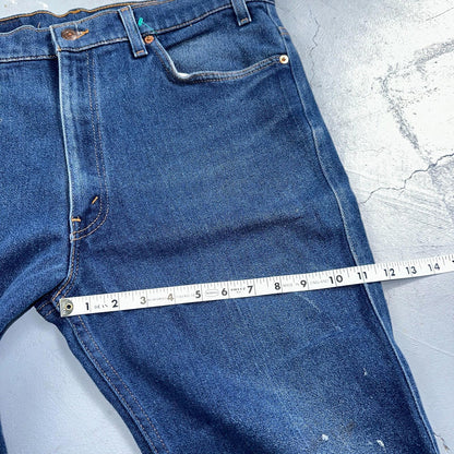 Levis 517 Vintage 90s USA Orange Tab Bootcut Flare Blue Jeans 38x31 Act 36x29