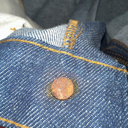 Levis 646 Deadstock 70s USA Orange Tab Bootcut Flare Bell Bottom NOS Jeans 34x31
