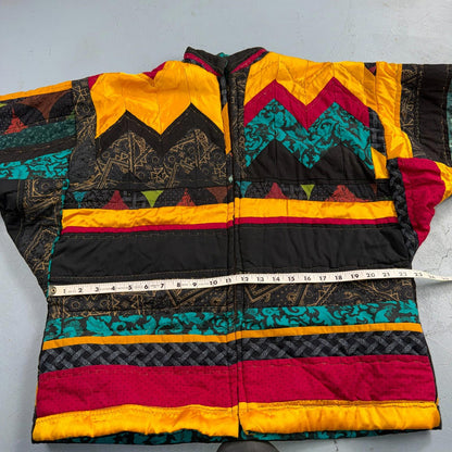 Hand Made Fashion 60s 70s Talon Vintage Ski Jacket Crazy Patterns One of a Kind