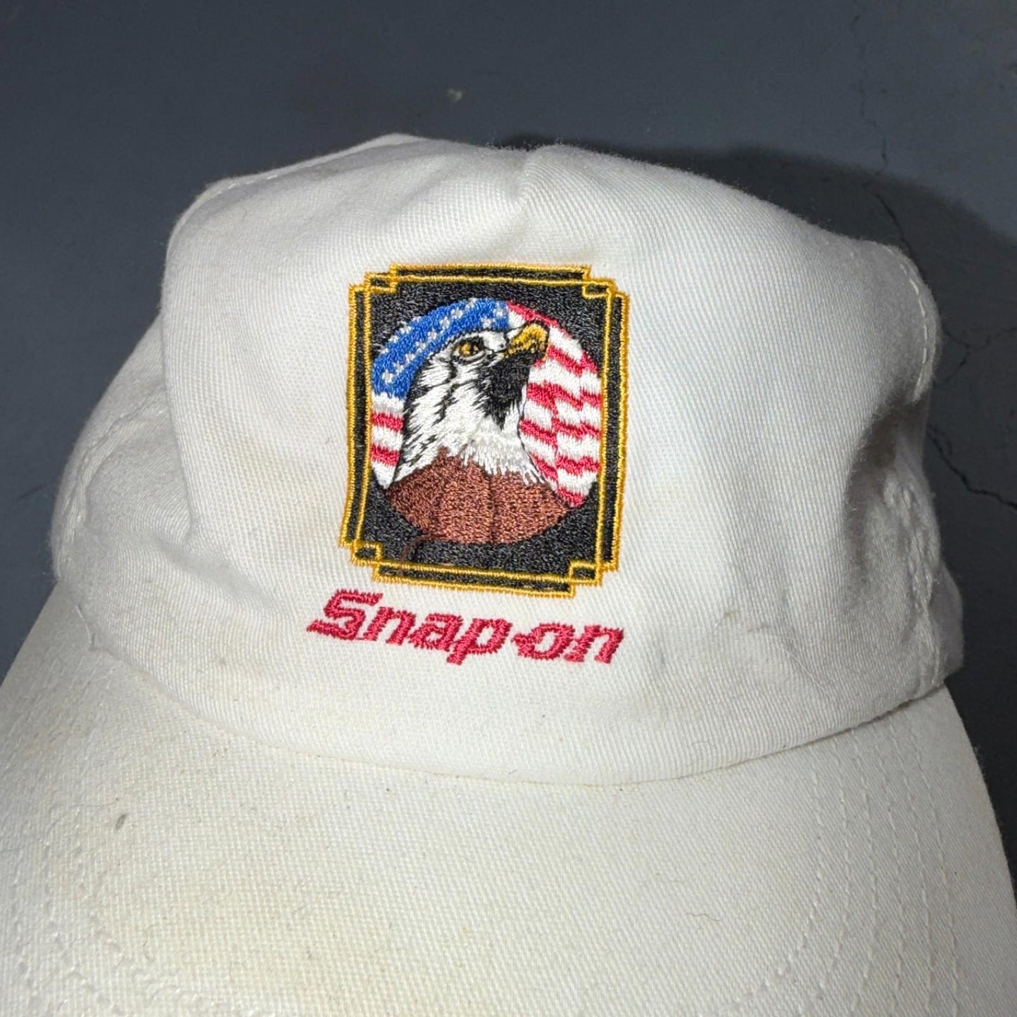 Snap On Eagle USA VTG Hat Baseball Cap Snapback America Tools Cars Sports