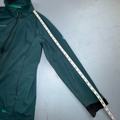 Mammut Womens SofTech Jacket Windbreaker Soft Shell Full Zip Pockets Green XL