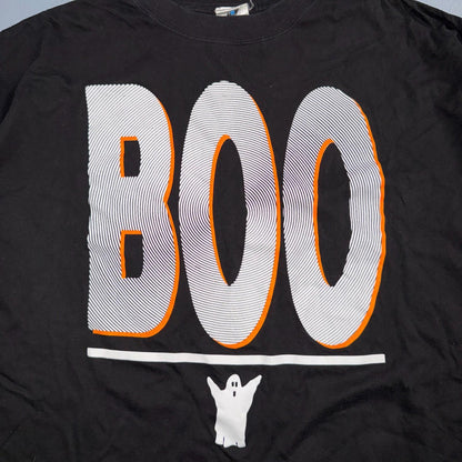 Halloween BOO VTG T Shirt Y2K Glow In Dark Text Spooky Ghost Cute Costume