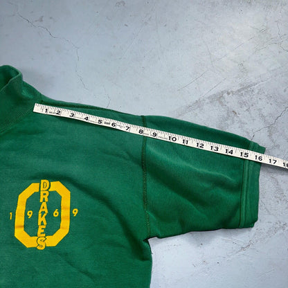 VTG 60s Oregon Track Sweatshirt Champion 1969 Drakes Rockabilly Ducks Polo Zip